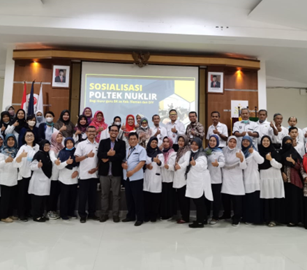 Sosialisasi Penerimaan Mahasiswa Baru Poltek Nuklir Tahun 2023 Bagi Guru MGBK Kab. Sleman dan DIY